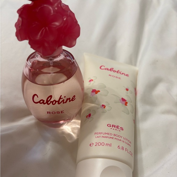 Other - Cabotine Rose Perfume & Body Lotion Set - Pink